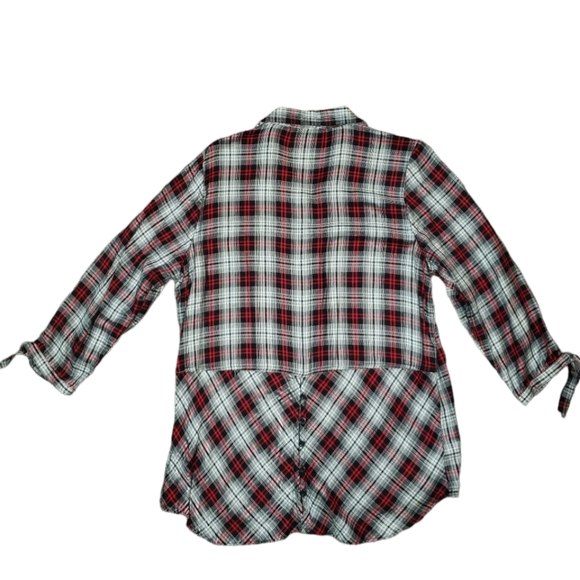 NWOT Westport Plaid Top, Size L - Picture 3 of 6